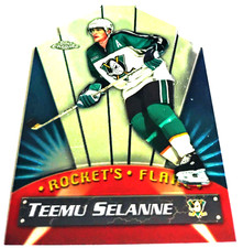 00 01 TOPPS CHROME ROCKETS FLARE TEEMU SELANNE RF10