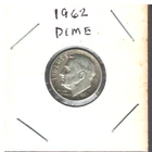1962 D ROOSEVELT DIMES, CIRCULATED, UNGRADED