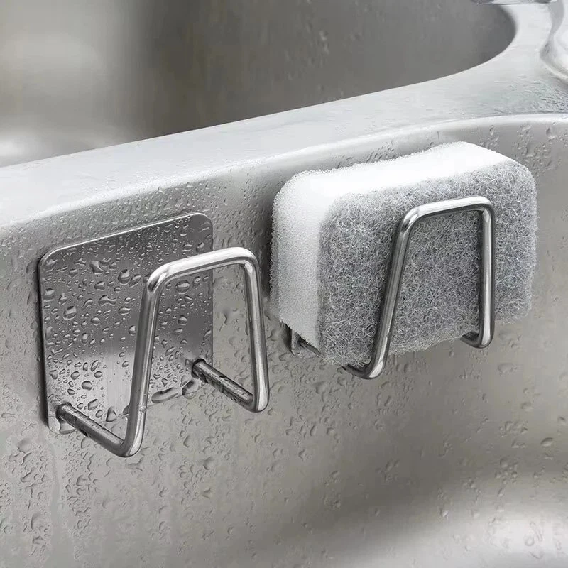 2X Stainless Steel Sink Sponge Rack Draining Holder Kitchen Organizer
Opens in a new window or tab