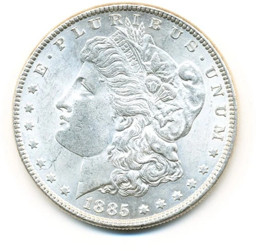 US Coin  1885 P    Morgan Dollar   gem    BU.        ...C50078