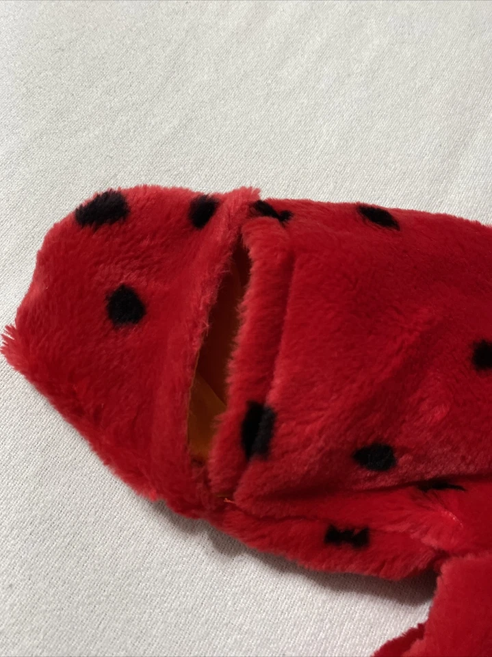 Infantil Ladybug Lady Bug Peluche Una Pieza Bunting, 0-12 Meses - Cálido Acogedor Foto 4 de 4