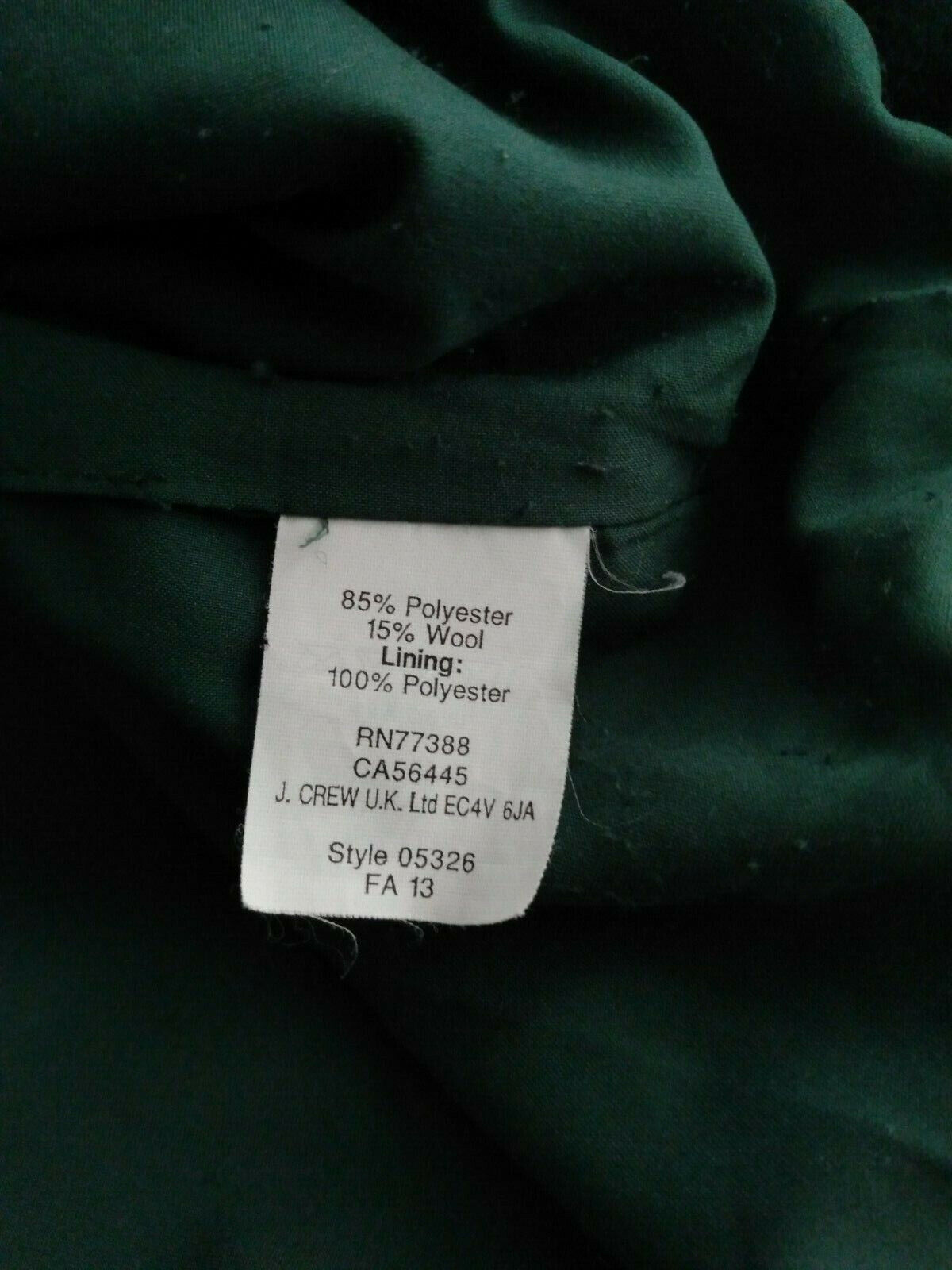Madewell Wool Miniskirt, Green, Sz: S - image 4