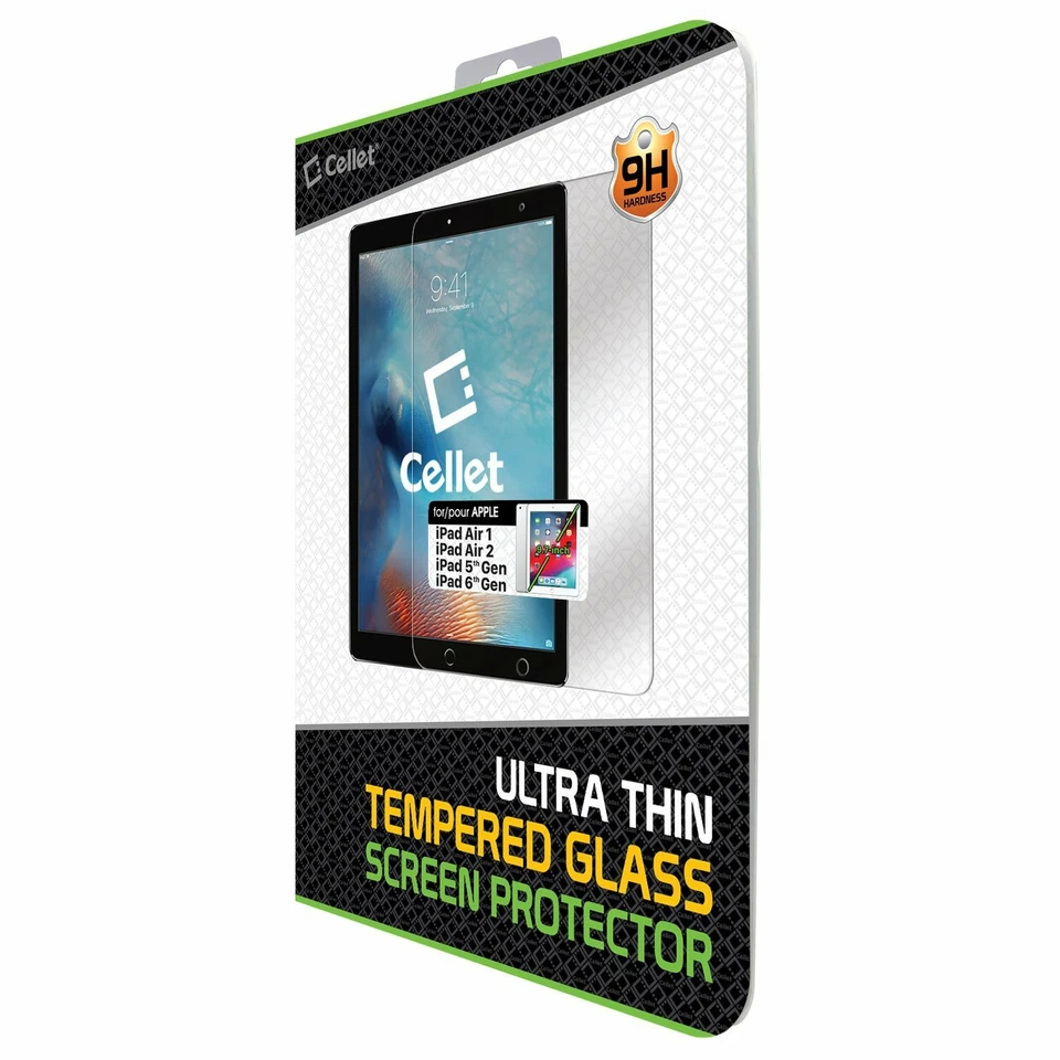 Tempered Glass Screen Protector Compatible with 9.7" iPad Air 1/2/ iPad 5th & 6 - Image 4 of 4
