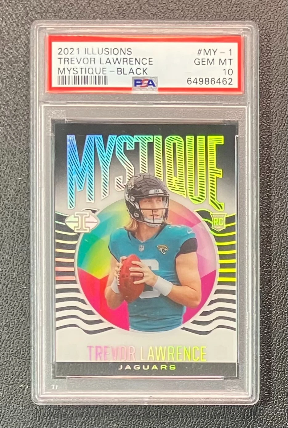 Trevor Lawrence Panini Illusions Mystique #MY1 Black
