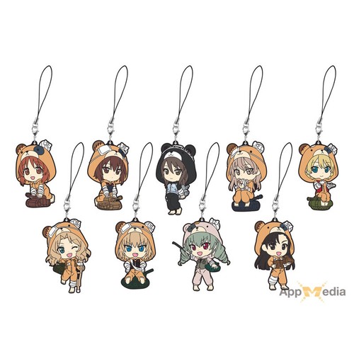 Portachiavi Girls und Panzer del film Katyusha Boko Ichiban Kuji Rubber Strap - Foto 3 di 3