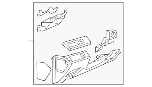 Genuine Mazda Lower Trim Panel BEH2-64-280F-02