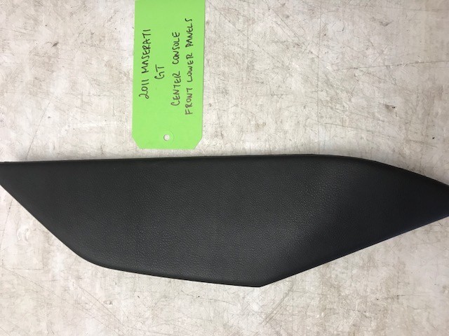 11 MASERATI GRAN TURISMO S MC 4.7 BLACK CENTER CONSOLE SIDE TRIM PANELS 08-13