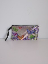 Butterfly Floral Graphics Case Makeup Bag Cute Pencil Case Spring Travel Pouch