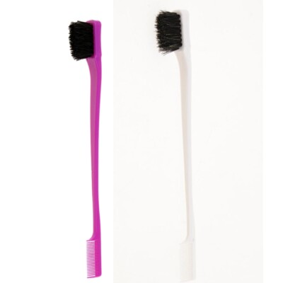 Doppel Haarkamm Bürste, für Hair Edge Control, Haar Kantenkontrolle, Ideal