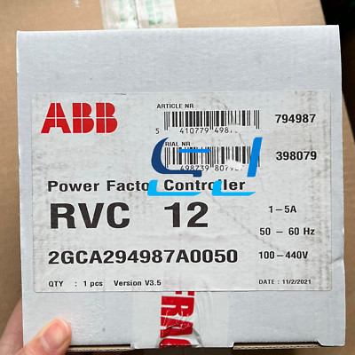 Brand New ABB RVC-12/1-5A Power Factor Automatic Compensation Controller