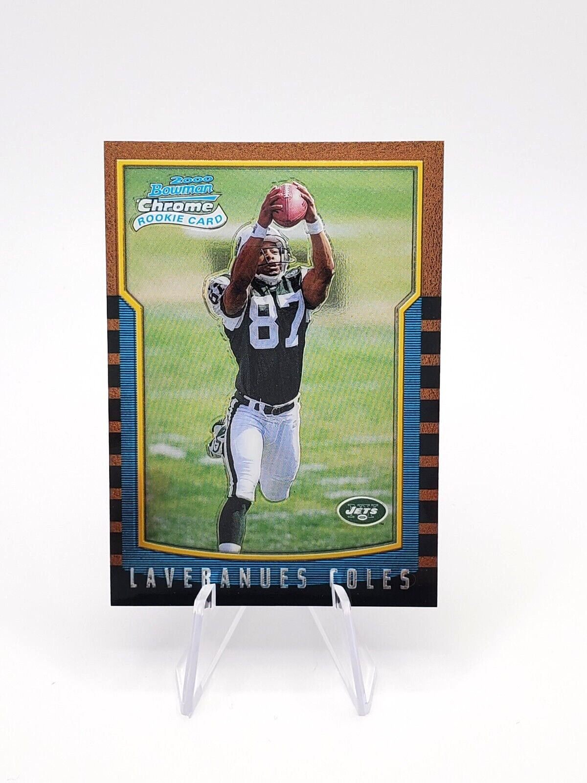 2000 Bowman Chrome Rookie Card #192 Laveranues Coles