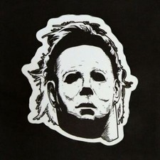 Halloween Sticker Michael Myers Mask Horror Thriller Slasher Villain Movie