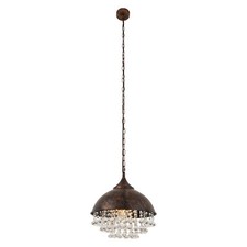 Rustic Industrial Chandelier Crystal Pendant Lighting Ceiling Light Fixture Lamp
