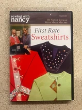 Sewing with Nancy - First Rate Sweatshirts DVD Used
