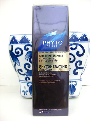 PHYTO Phytokeratine Extreme Exceptional Shampoo ULTRA DAMAGED DRY BRITTLE HAIR 