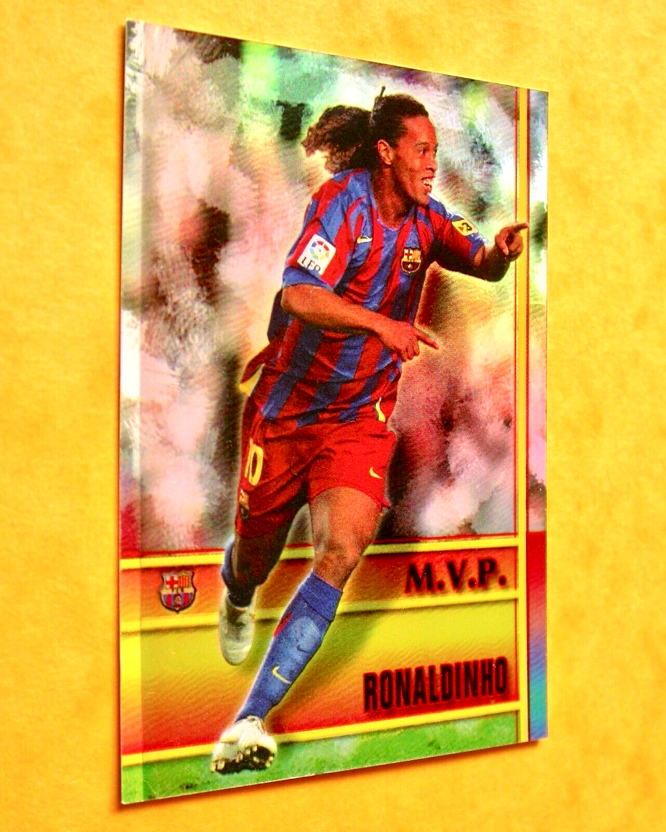 CARD MUNDICROMO LA FICHAS DE LA LIGA Nº 48 RONALDINHO FC BARCELONA