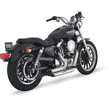 Vance & Hines 17219 Chrome Shortshots Staggered Exhaust System 04-13 Sportster - Picture 1 of 1