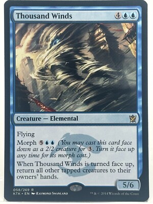 Thousand Winds LP/NM* Khans Of Tarkir ENGLISH 058/269 -UnltdCards