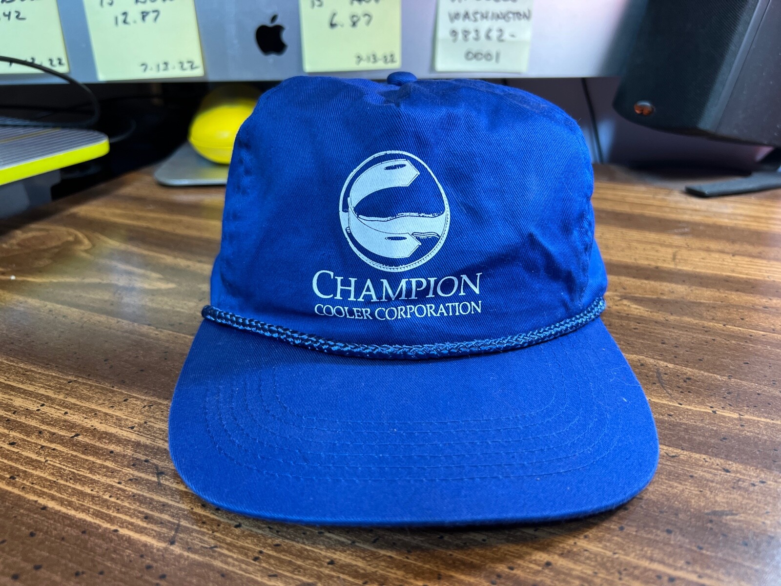 RARE Vintage CHAMPION COOLER CORPORATION Rope Hat NOS BOX SHIPPED eBay