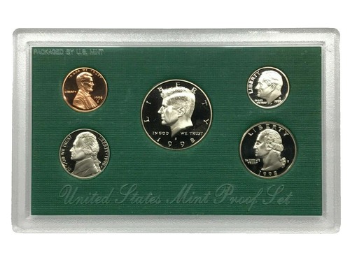 1998 AMERICAN EAGLE PLATINUM 4 COIN PROOF SET US Mint Box W COA