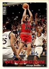 1995 NBA Bill Wennington Upper Deck #246 White Card