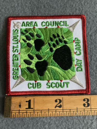 BSA Greater St Louis Area Council Cub Day Camp Patch Cub Boy Scouts America C5 - Afbeelding 1 van 2
