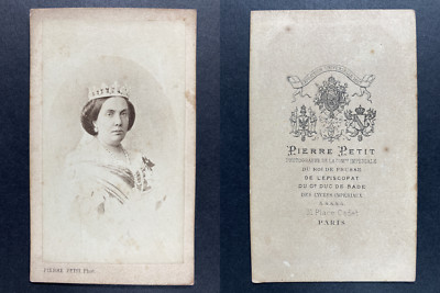 Pierre Petit, Paris, Isabelle II Vintage CDV Albums Print. CDV, albu print