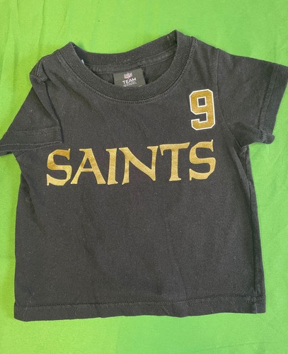 NFL New Orleans Saints Drew Brees #9 T-Shirt Toddler 2T - 第 1/3 張圖片