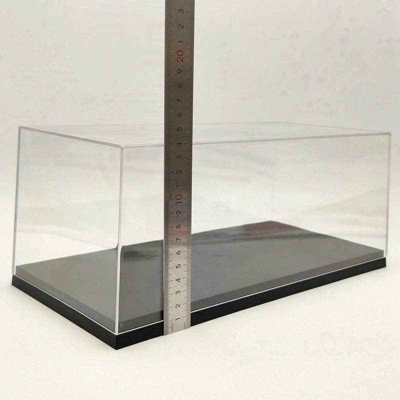 Acrylic Case Display Box Transparent Dustproof Gift Boxes 1:18 Model Car 34cm - Image 3 of 4