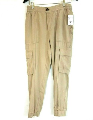 beige cargo joggers womens