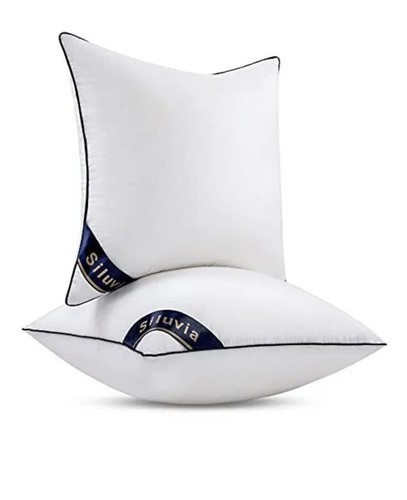 Siluvia 16"x16" Pillow Inserts Set of 2 -Decorative Pillow Inserts-Square - Picture 2 of 7