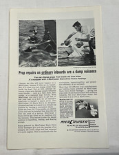 1963 MerCruiser Original Print Ad ~ Inboard Boat Engine Horsepower