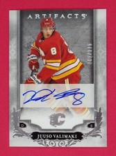 2018-19 Artifacts Juuso Valimaki 062/175 Rookie Autograph #XIV Calgary Flames