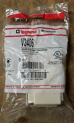 Wiremold V2400BC 2400 Series Base & Cover 5ft Ivory **Free Shipping**