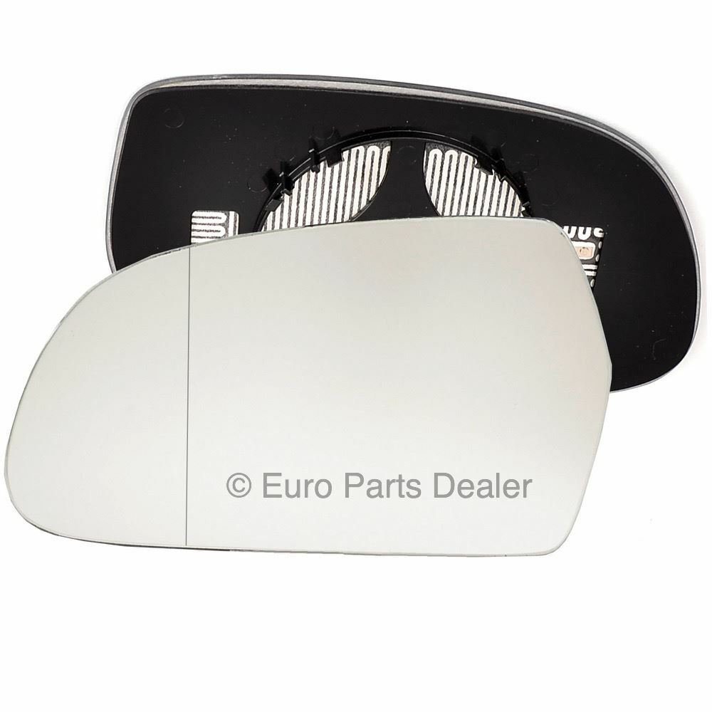 Wing door Mirror Glass Passenger side for Audi A4 B8 2010-15 Heated Wide Angle