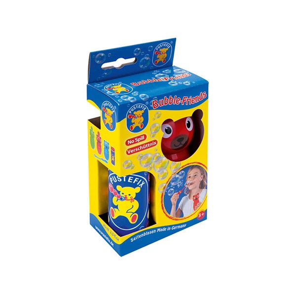 Pustefix - Bubble-Friends Bär + 70ml Seifenblasenflüssigkeit - Seifenblasen - Bild 4 von 4