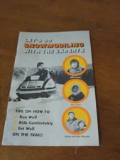 1974 Ski-doo Let's Go Snowmobiling w/ The Experts Brochure, Mike Trapp Char Sims