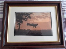 aviation Art Print Spitfire  'Happy Landings' by Keith Woodcock