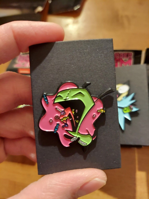 LOT OF 5 Invader Zim Food Pizza Toast Candy Shake Pin Blind Box