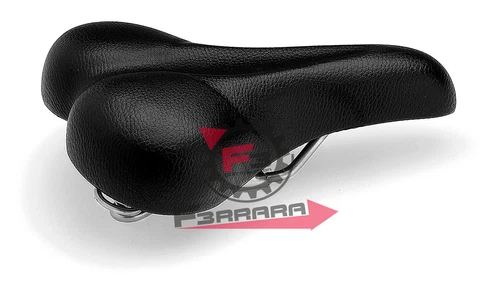 400 Saddle City Bike With Springs Black