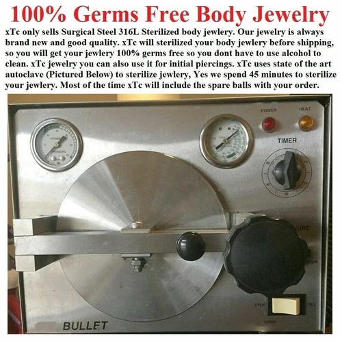 Sterilized 10G PA Piercing Kit with 6G RECEIVING TUBE with Horseshoe & Guide. image 12