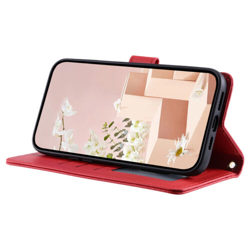 Crossbody Wallet Case Card Leather Flip Cover for Samsung Galaxy J530/J730/J6/J8 - Picture 41 of 42