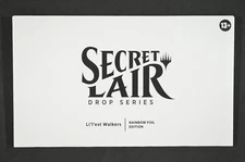 MTG Secret Lair Li’l’est Walkers Rainbow FOIL Edition - Brand New!