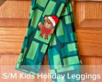 kids holiday leggings