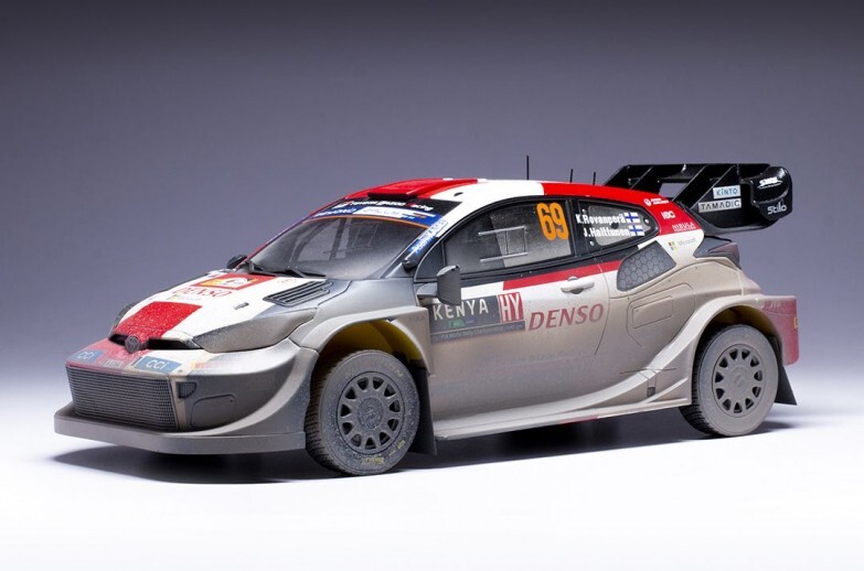 Voiture Miniature Toyota Yaris GR Safari Rally 2023