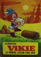 1976 VICKY THE VIKING Book 20.5 x 14 cm (8  x 5.5 ) Spanish Vintage HTF Fair Cnd