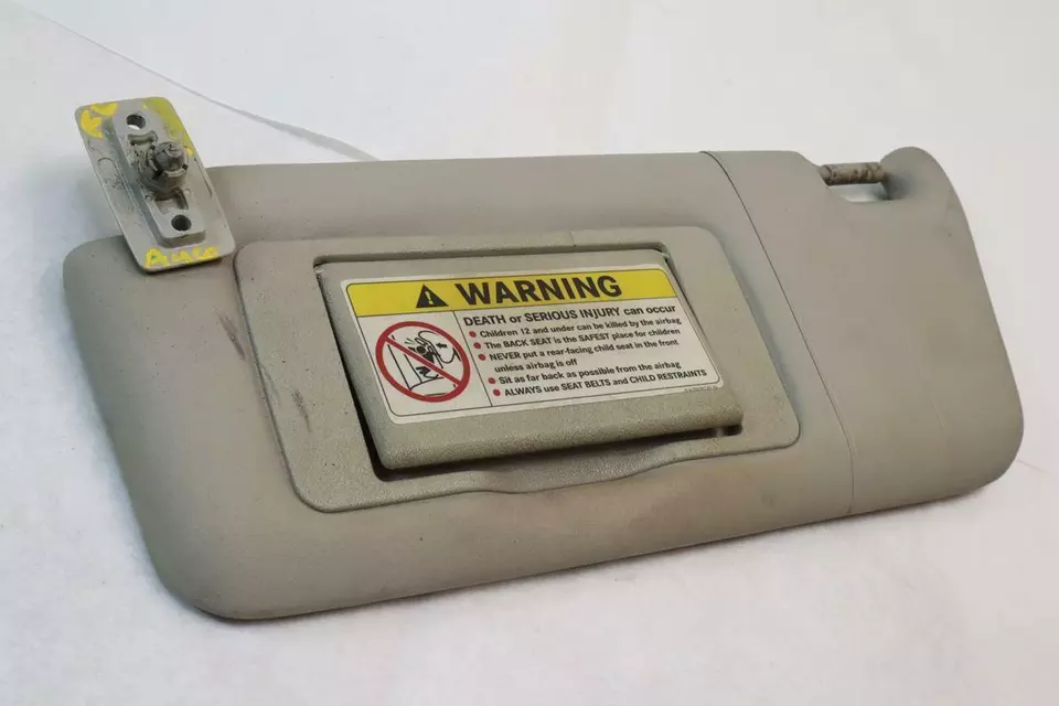 03-09 Mercedes W209 CLK320 CLK55 Left Driver Side Sunvisor Sun Visor Gray OEM - Image 4 of 4