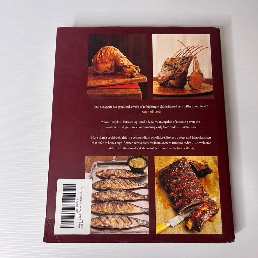 Bones - Recipes, History & Lore by Jennifer McLagan Hardcover Cookbook Meat - image 2 of 4
