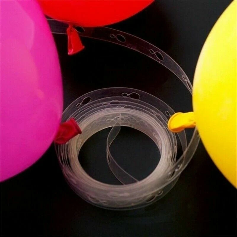 5m Palloncino Connessione Catena Arco Righe Nastro per Matrimonio Compleanno - Immagine 3 di 4