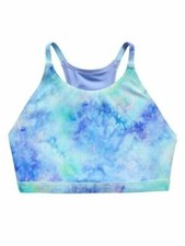 Athleta Girl Reversible Waves For Days Ice Cool Tie Dye Bikini Swim Top NWT